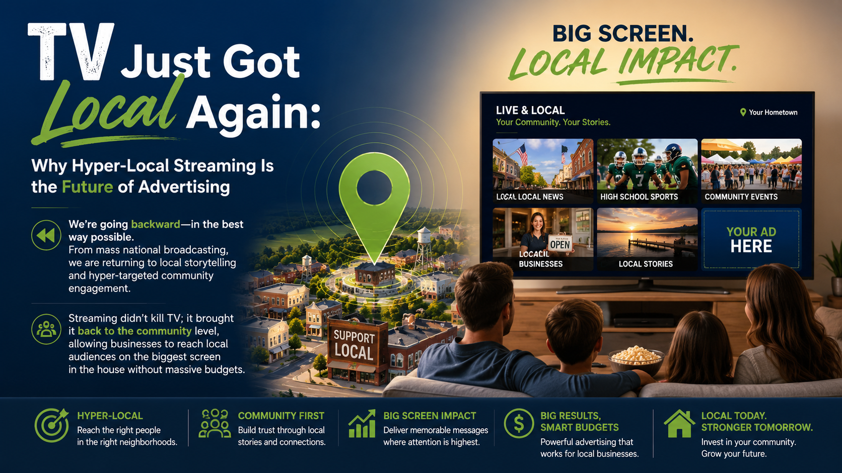 TV Just Got Local Again: Why Hyper-Local Streaming Is the Future of Advertising