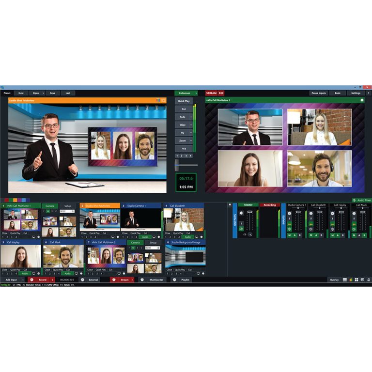 vMix HD – Live Production Switching and Streaming Software